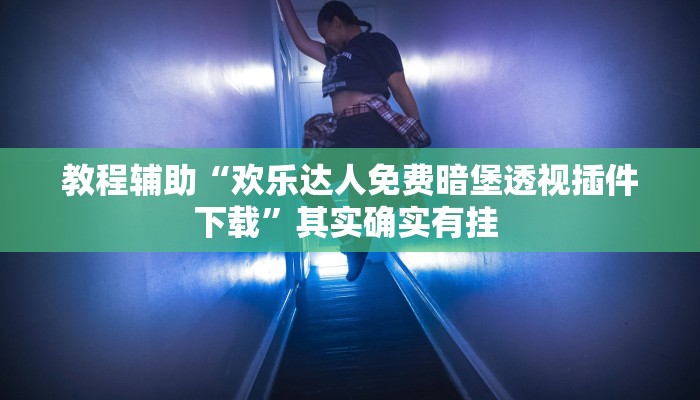 教程辅助“欢乐达人免费暗堡透视插件下载”其实确实有挂 