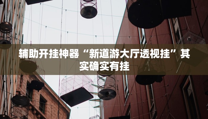 辅助开挂神器“新道游大厅透视挂”其实确实有挂 辅助开挂神器“新道游大厅透视挂”其实确实有挂
