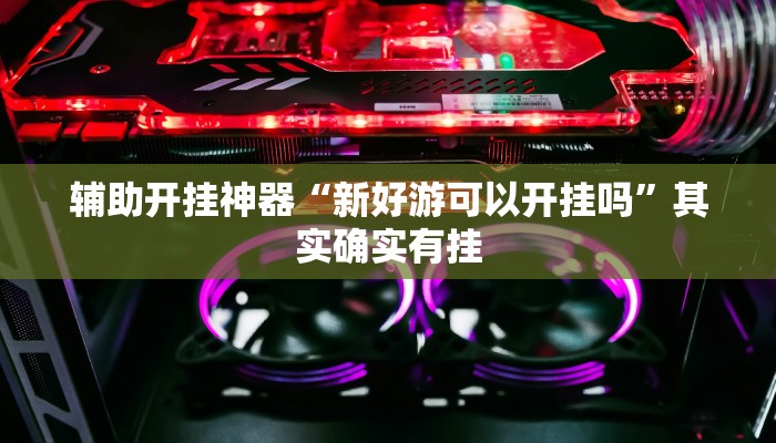 辅助开挂神器“新好游可以开挂吗”其实确实有挂 辅助开挂神器“新好游可以开挂吗”其实确实有挂