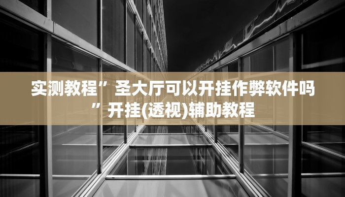 实测教程”圣大厅可以开挂作弊软件吗”开挂(透视)辅助教程 实测教程”圣大厅可以开挂作弊软件吗”开挂(透视)辅助教程