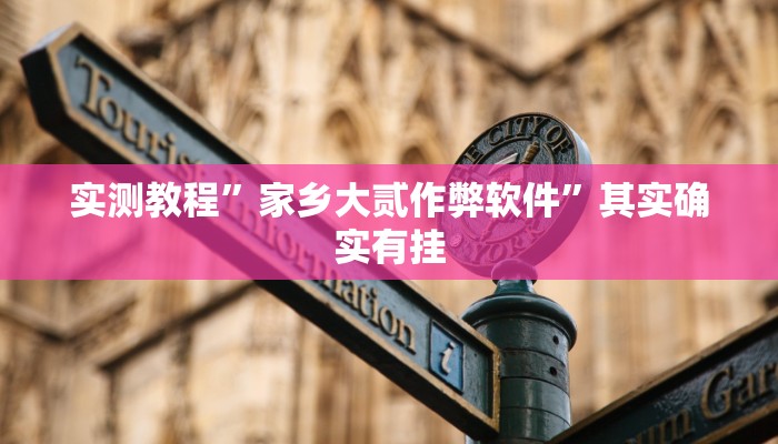 实测教程”家乡大贰作弊软件”其实确实有挂 实测教程”家乡大贰作弊软件”其实确实有挂