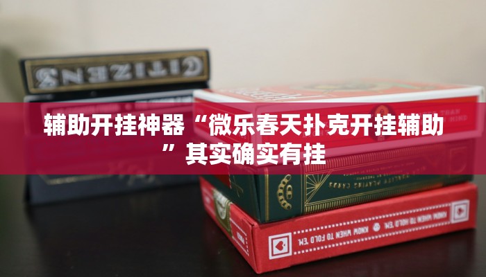 辅助开挂神器“微乐春天扑克开挂辅助”其实确实有挂