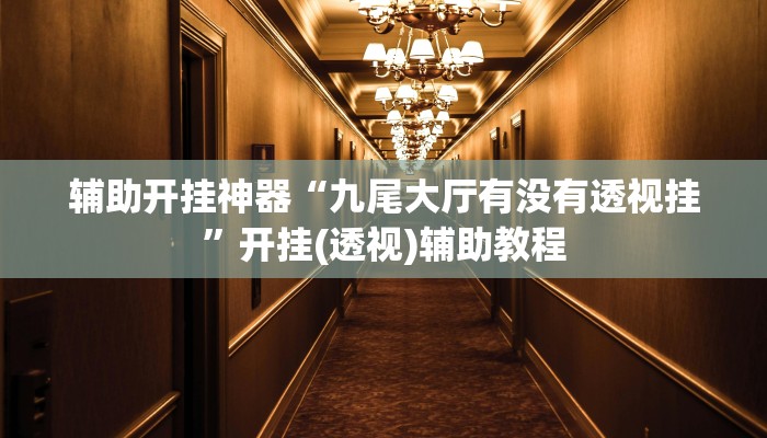 辅助开挂神器“九尾大厅有没有透视挂”开挂(透视)辅助教程