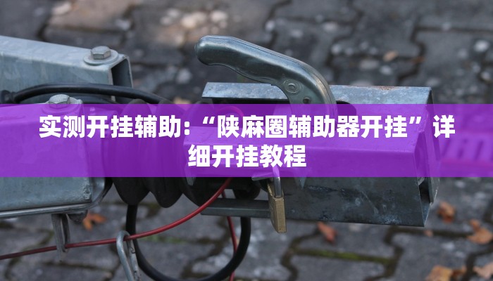 实测开挂辅助:“陕麻圈辅助器开挂”详细开挂教程