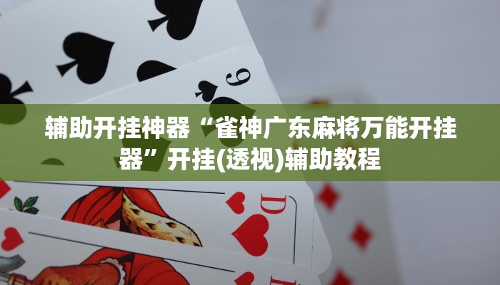 辅助开挂神器“雀神广东麻将万能开挂器”开挂(透视)辅助教程 辅助开挂神器“雀神广东麻将万能开挂器”开挂(透视)辅助教程