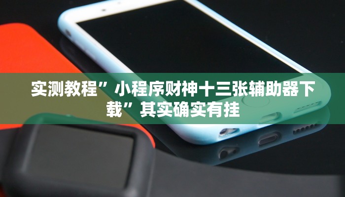 实测教程”小程序财神十三张辅助器下载”其实确实有挂