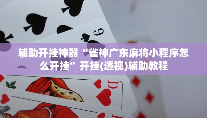 辅助开挂神器“雀神广东麻将小程序怎么开挂”开挂(透视)辅助教程