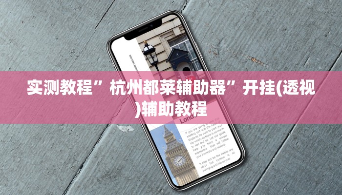 实测教程”杭州都莱辅助器”开挂(透视)辅助教程