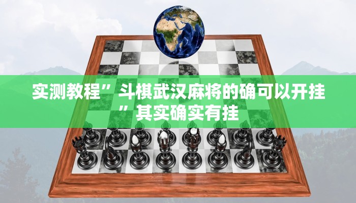 实测教程”斗棋武汉麻将的确可以开挂”其实确实有挂