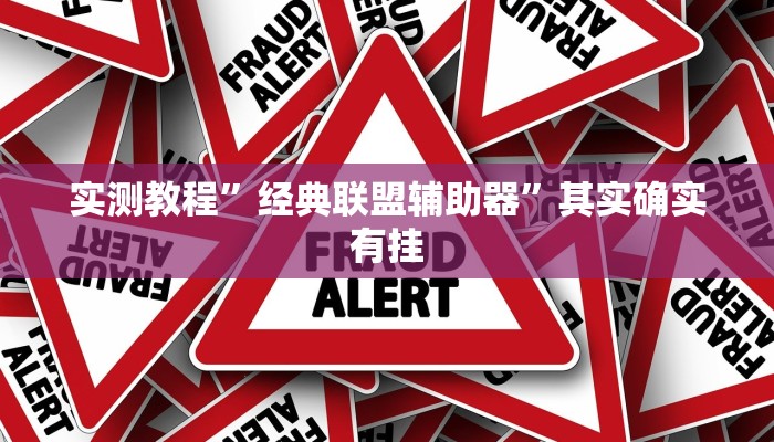 实测教程”经典联盟辅助器”其实确实有挂