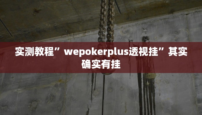 实测教程”wepokerplus透视挂”其实确实有挂 实测教程”wepokerplus透视挂”其实确实有挂