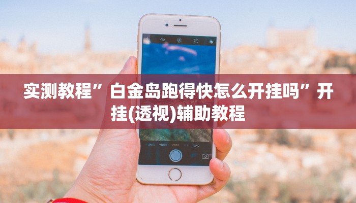 实测教程”白金岛跑得快怎么开挂吗”开挂(透视)辅助教程