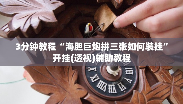 3分钟教程“海胆巨炮拼三张如何装挂”开挂(透视)辅助教程