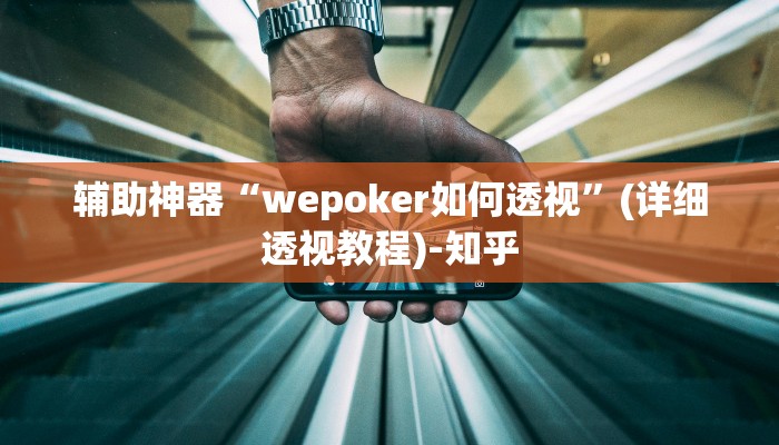 辅助神器“wepoker如何透视”(详细透视教程)-知乎