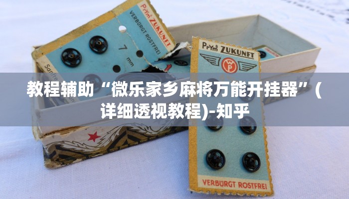 教程辅助“微乐家乡麻将万能开挂器”(详细透视教程)-知乎