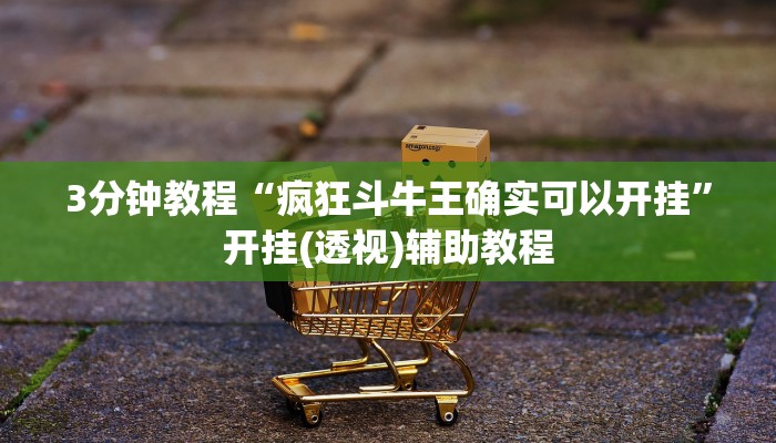 3分钟教程“疯狂斗牛王确实可以开挂”开挂(透视)辅助教程