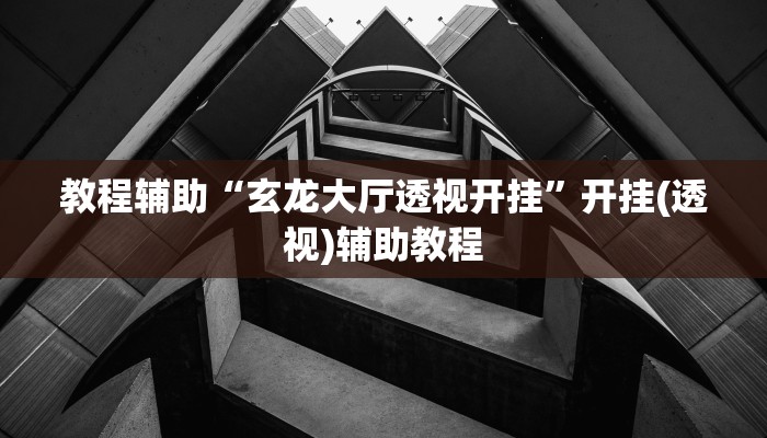 教程辅助“玄龙大厅透视开挂”开挂(透视)辅助教程